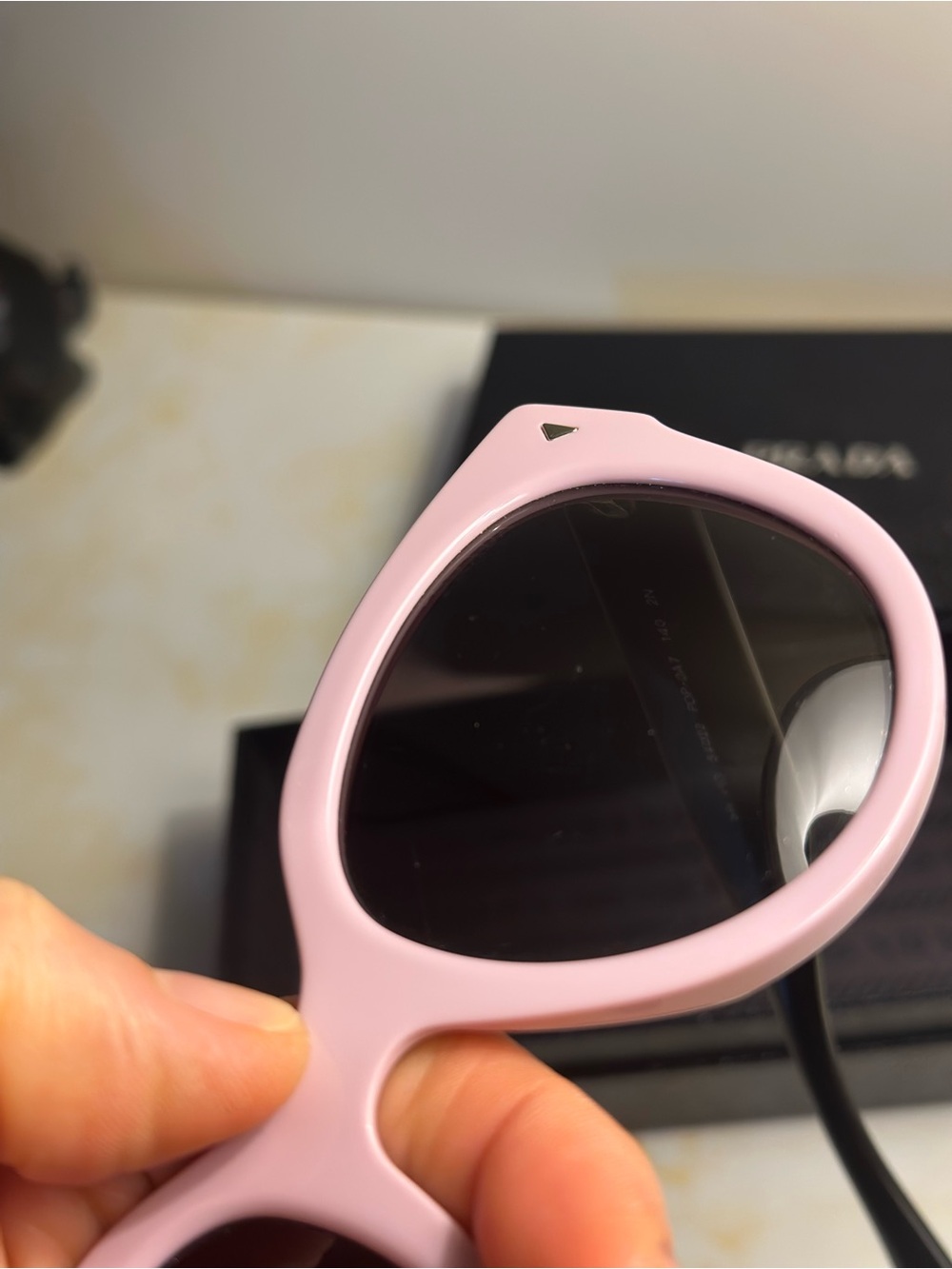 Very unique and distinctive Prada sunglasses with a statement-making design. - Picture 8 of 9